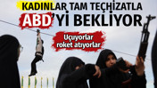 Tahranlı kadınlar Amerikalıları tam teçhizatla bekliyor