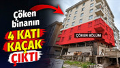 Maltepe'de &ccedil;&ouml;ken binanın 4 katı ka&ccedil;ak &ccedil;ıktı