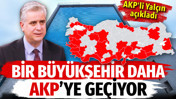 Bir büyükşehir daha AKP’ye geçiyor. AKP Genel Başkan Yardımcısı Hasan Basri Yalçın açıkladı