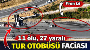 Manisa'da tur otob&uuml;s&uuml; ile &ccedil;ekici &ccedil;arpıştı! 11 kişi hayatını kaybetti