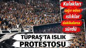 TÜPRAŞ'ta ıslık protestosu. Kulakları sağır eden ıslıklar dakikalarca sürdü