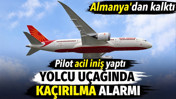 Yolcu u&ccedil;ağında ka&ccedil;ırılma alarmı! Pilot acil iniş yaptı. Almanya'dan kalktı