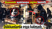 Ekonomik ayaklanma yağma başlattı. D&uuml;kkanlarda eşya kalmadı