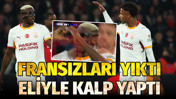 Osimhen Lille'i yıktı, eliyle kalp işareti yaptı