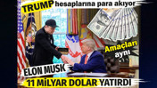 Trump hesaplarına para akıyor. Elon Musk 11 milyar dolar yatırdı. Amaçları aynı