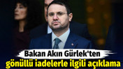 Bakan Akın G&uuml;rlek'ten fon soruşturmasındaki g&ouml;n&uuml;ll&uuml; iadelerle ilgili a&ccedil;ıklama