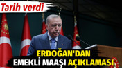 Erdoğan&rsquo;dan emekli maaşı a&ccedil;ıklaması. Tarih verdi