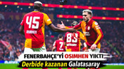 Fenerbahçe'yi Osimhen yıktı. Derbide kazanan Galatasaray