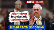 İsmail Kartal'ın istifasını Fenerbahçe kabul etti. Aziz Yıldırım futbolcularla toplantı yaptı