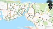İstanbul&rsquo;da yağmur sonrası trafik y&uuml;zde 70&rsquo;i ge&ccedil;ti