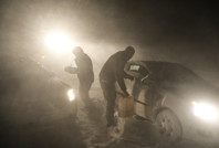 Kar esaretinde can verdi