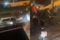 Kazadan sonra ortalık karıştı: Tekme, yumruk, küfür...