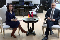 Fidan, Alman mevkidaşıyla görüştü