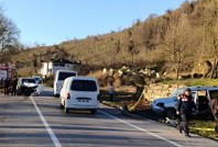 Önce yayaya sonra araca çarptı: 2 ölü, 5 yaralı