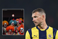 Galatasaray maçı sonrası Dzeko'dan 'palyaço' göndermesi