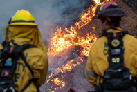 Kâbus bitmedi... Mahkûmlar, yangına müdahale ediyor