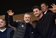 Ole Gunnar Solskjaer, Beşiktaş’ın Samsunspor maçını tribünden izledi