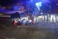 Trafik canavarı polis aracına çarpınca yakayı ele verdi