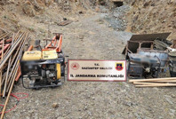 Kaçak maden ocağına suçüstü