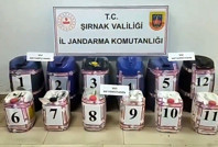 Şırnak'ta 375 litre sıvı uyuşturucu ele geçirildi