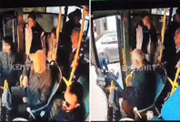 Otobüste bayılan çocuk, kapı açılınca yola düştü