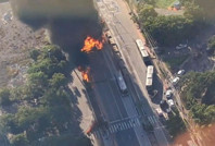 Brezilya'da küçük uçak işlek yola düştü: 2 ölü