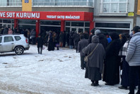 Ucuz et kuyruğunu soğuk havalar da azaltamadı