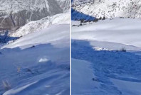 Hakkari’de çığ tehlikesine karşı sıra dışı önlem! Çığı kendileri düşürdüler