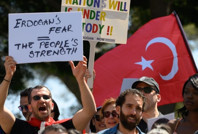 Eylemler ABD'ye sıçradı