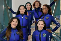 Mürettebatın tamamı kadın: 10 dakika uzaya çıkıp döndüler