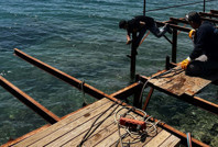 Bodrum'da sitenin kaçak iskelesi yıkıldı, 3 milyon TL ceza kesildi