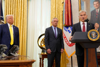 Oval Ofis’te yemin töreni: Mehmet Öz görevine başladı