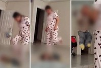 Özbek bakıcı dehşeti: Bebeği tekme tokat dövdü