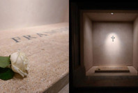 Papa Franciscus'un mezarı görüntülendi