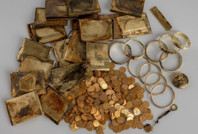 Dağcılar 13 milyon lira değerinde 600 altın sikke buldu