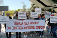 Öğretmenler MEB önünde: Atanamayan değil, atanmayan