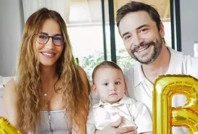 Ünlü oyuncu Ahmet Kural, oğlunun ilk yaşını böyle kutladı