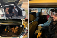 Hınca hınç taşımacılık: Göçmenler bagajdan çıktı