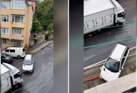 Otobüsten akan mazot çok sayıda kazaya sebep oldu