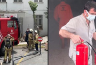 Üsküdar Devlet Hastanesi'nde yangın