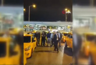 Ankara'da taksiciler birbirine girdi