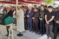 Murat Özkaya'nın babasına son görev