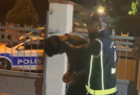 Marmaray’da kadınların fotoğrafını çekti