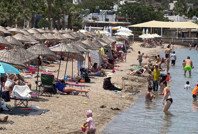 Bodrum'da sahiller doldu taştı