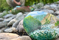 Munzur’un taşlarına ruh veriyor! Sanatını doğayla buluşturuyor