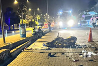Alanya'da iki motosikletin çarpıştığı kazada 2 kişi öldü