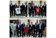 Cumhurbaşkanı Erdoğan, Süper Lig'in yenilerini kabul etti