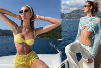 Ünlü manken tatile gideceğini açıkladı, evine bikini yağdı