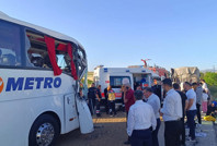 Yine yolcu otobüsü kazası: Çok sayıda yaralı var