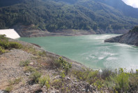 Normalde dolup taşan baraj ilk kez alarm verdi